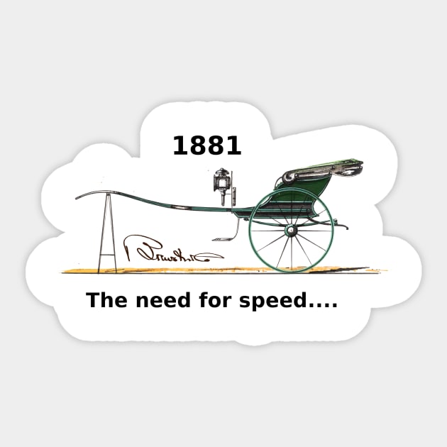 The Need for Speed Sticker by Artimaeus